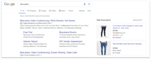 Google Shopping sidebar ads